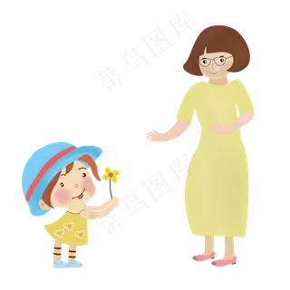 教师节学生送花给老师