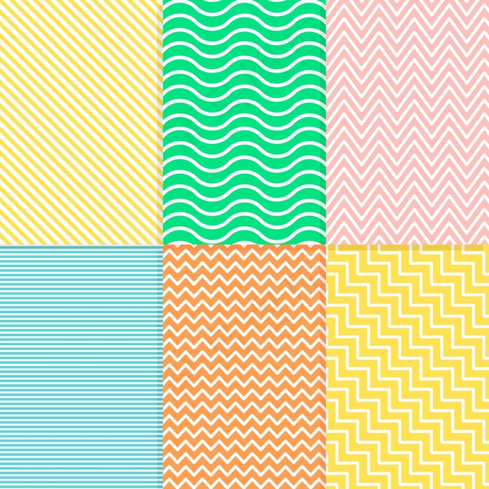 彩色最小几何图案系列