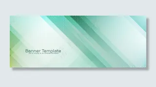 现代软绿色几何背景