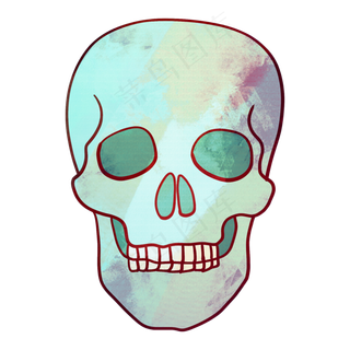 鬼节万圣节人体骷髅