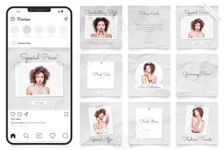 美女模板销售帖子模板