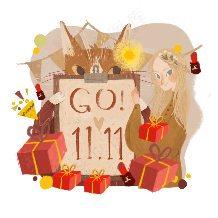 双十一秋天少女森女购物狂欢毛衣