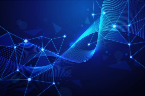 真实抽象技术粒子背景