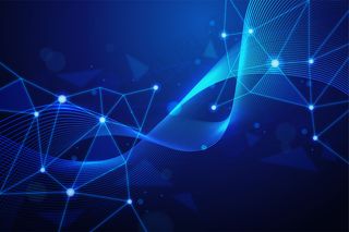 真实抽象技术粒子背景