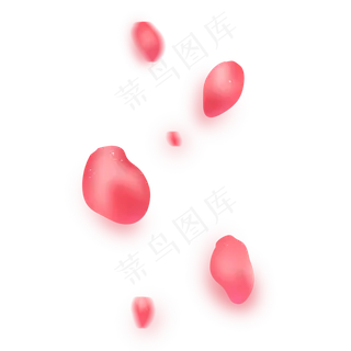 粉红色情人节花瓣