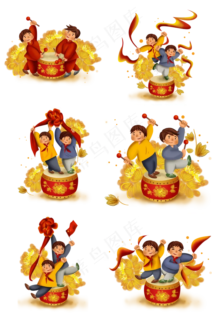 学生庆祝十一国庆节表演(2000X3020(DPI:300))psd模版下载