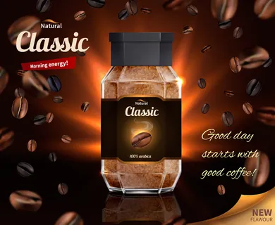 天然咖啡的早晨能量