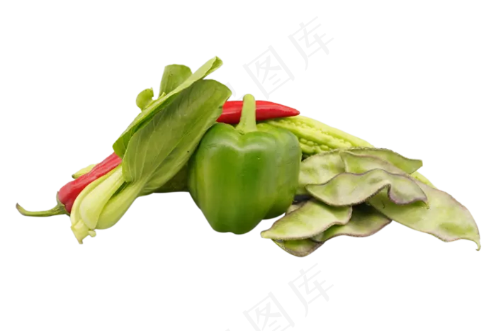 扁豆苦瓜菜椒油菜(2400X2000(DPI:300))