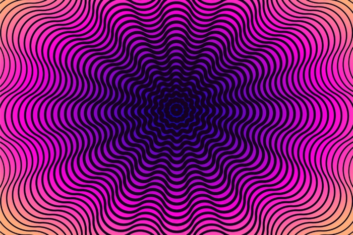 迷幻性视错觉背景eps,ai矢量模版下载
