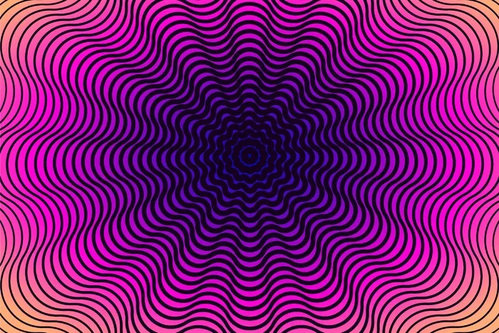 迷幻性视错觉背景eps,ai矢量模版下载