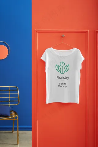 悬挂t恤psd模型样机