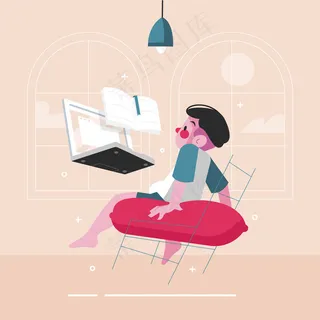 儿童在线课程概念