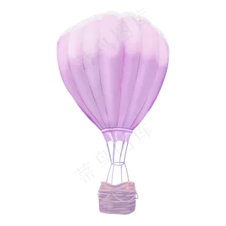 紫色浪漫爱情氢气球