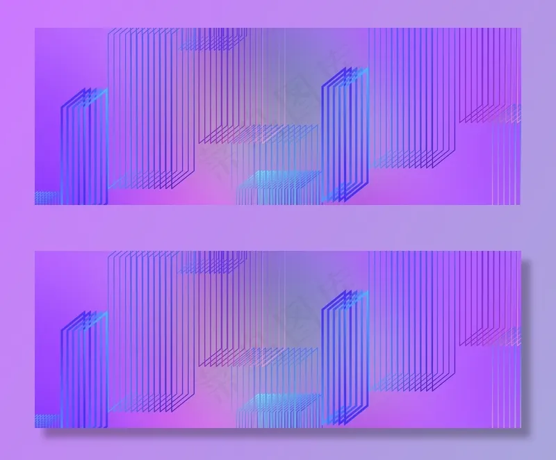 双十一蒸汽波banner(1920*700px 	       )psd模版下载