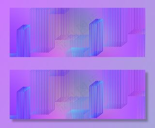 双十一蒸汽波banner