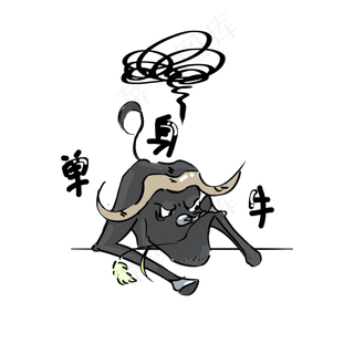 七夕节手绘卡通