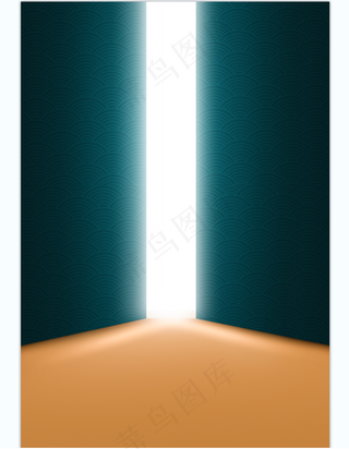 高级神秘舞台登场电商场景图