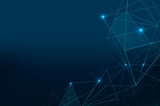 抽象的深蓝色矢量未来数字网格背景