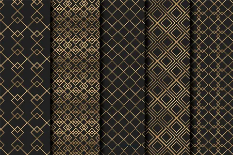 几何奢华图案套装