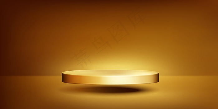真实金色领奖台背景
