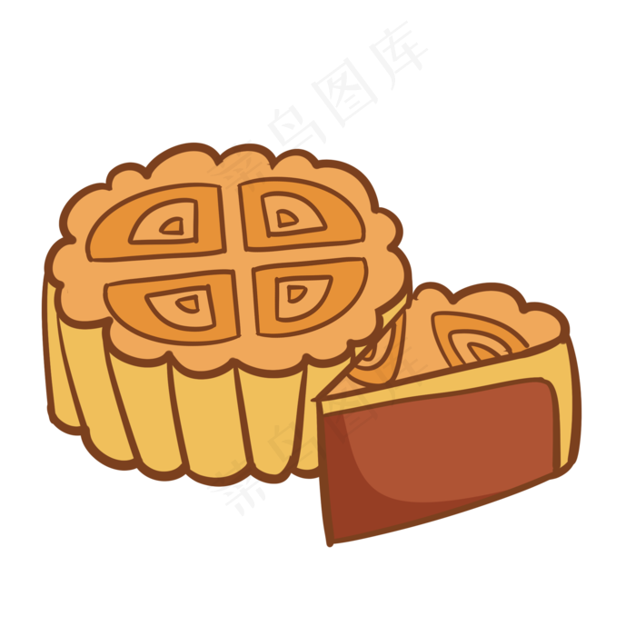 中秋节美味月饼(2000X2000(DPI:300))psd模版下载