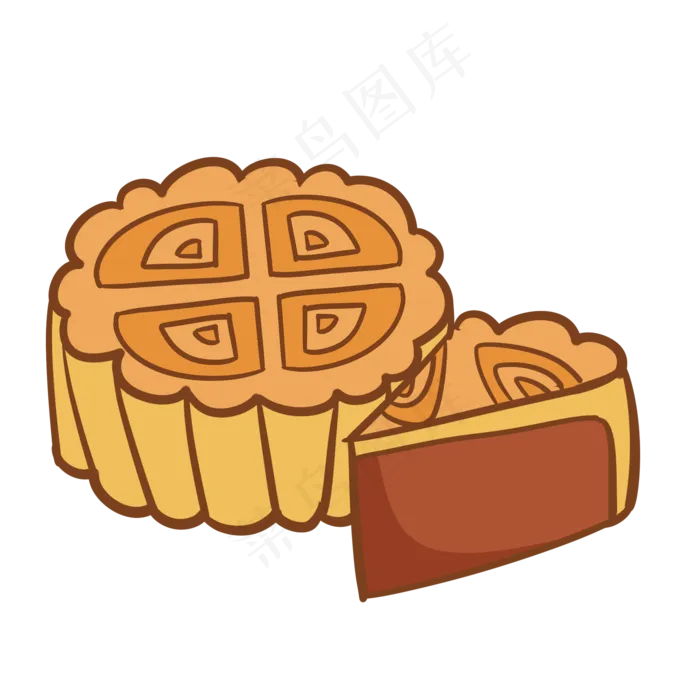 中秋节美味月饼(2000X2000(DPI:300))psd模版下载