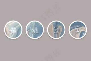 Instagram大理石故事主题