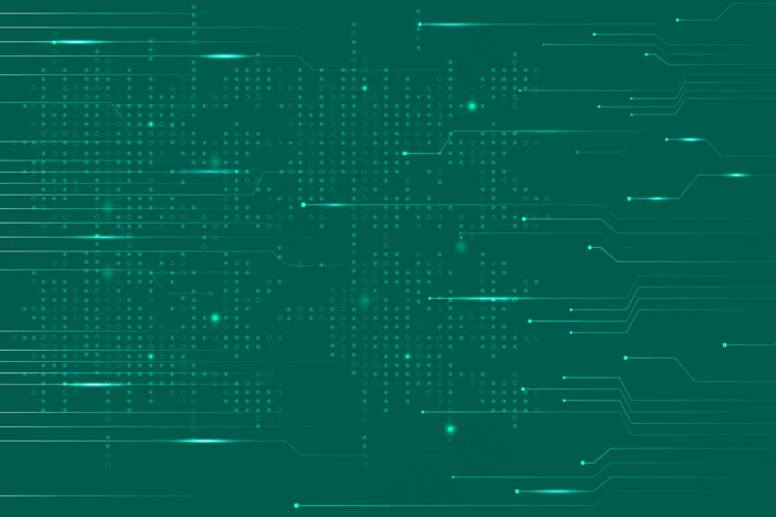带电路线的绿色数据技术背景矢量eps,ai矢量模版下载