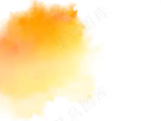 抽象亮黄色水彩