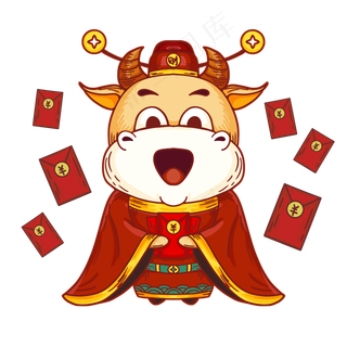 2021国潮新年牛年