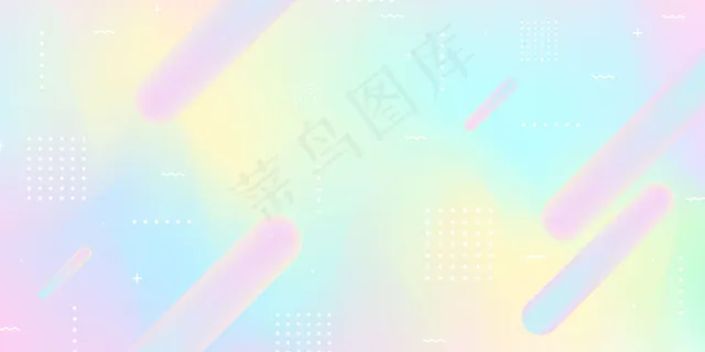 抽象柔和的彩虹渐变背景生态概念，