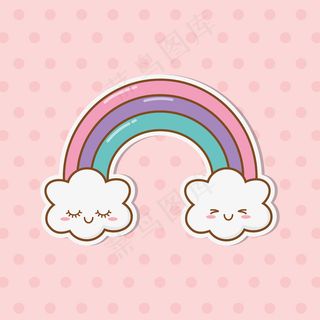 彩虹与云