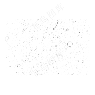 飞扬的雪花装饰图案