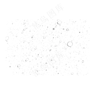 飞扬的雪花装饰图案