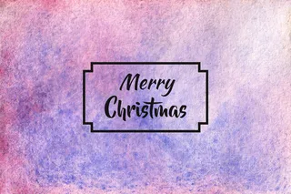 圣诞快乐水彩背景