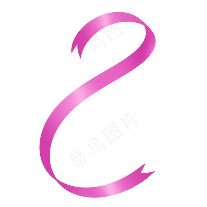 紫色S形七夕彩带丝带飘带