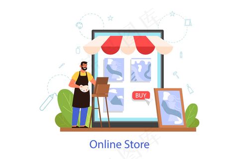 艺术家创意工作室和在线商店