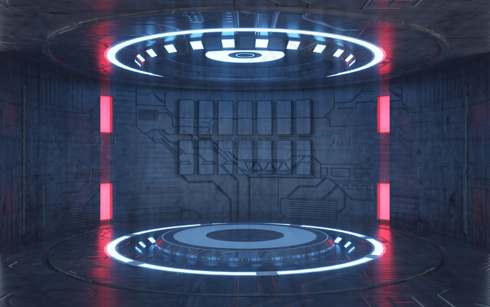 数码展台背景空间