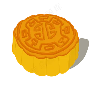 中秋节月饼手绘素材