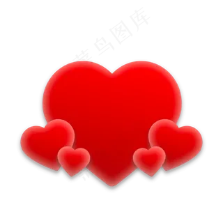 七夕情人节立体爱心手绘 七夕情人节立体爱心手绘