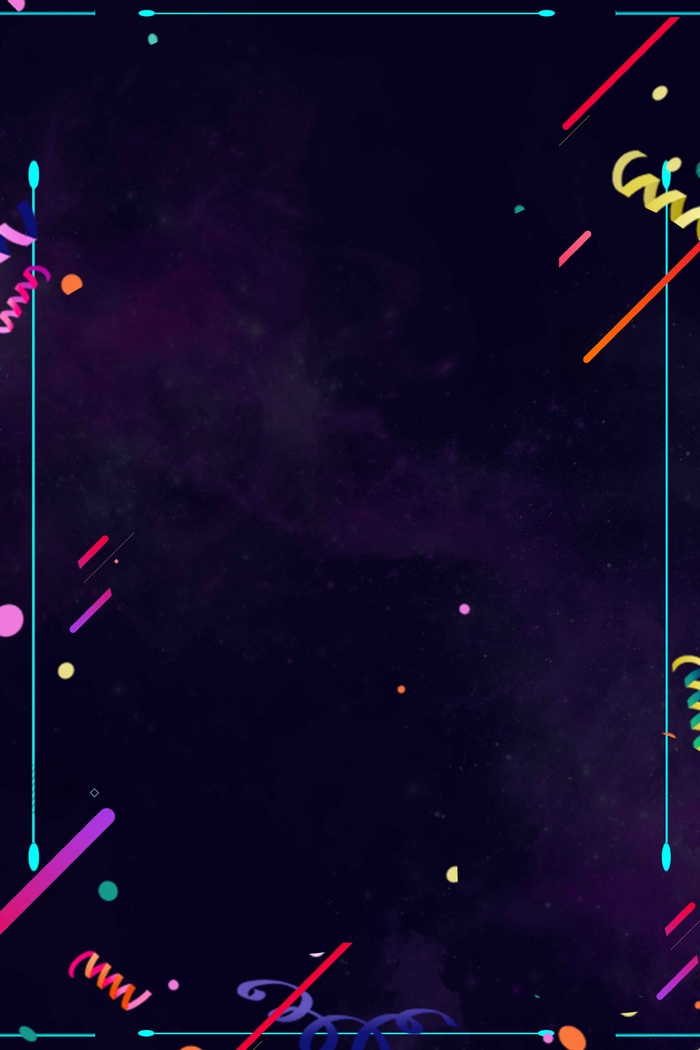 抖音风故障风促销海报设计