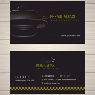 大气时尚创意名片设计模板