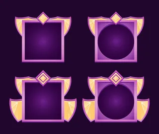 奇幻游戏ui边界化身与钻石翅膀边界