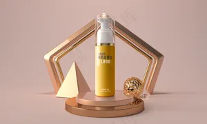 化妆品面部泡沫瓶3d渲染模型样机模板