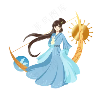 中秋节日嫦娥