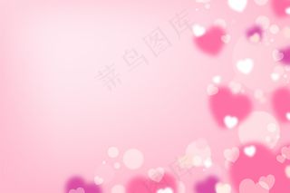 情人节背景模糊