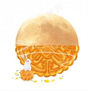 中秋月饼月亮创意合成 中秋月饼月亮创意合成