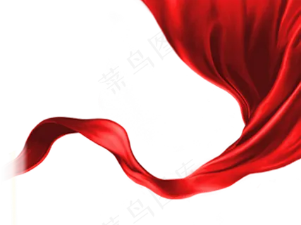 党政风红色绸缎