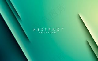 绿色渐变现代斜条背景