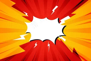 平面漫画风格背景